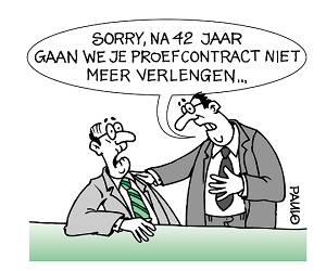 proeftijd in tijdelijk contract